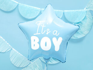 Folijas baloni Star - It's a boy 48 cm, zili, 50 gab. цена и информация | Шарики | 220.lv