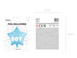 Folijas baloni Star - It's a boy 48 cm, zili, 50 gab. cena un informācija | Baloni | 220.lv