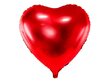 Folijas baloni Heart 61 cm, sarkani, 50 gab. цена и информация | Baloni | 220.lv