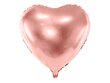 Folijas balons Heart 61 cm, zeltains/rozā цена и информация | Baloni | 220.lv