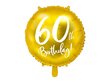 Folijas balons 60th Birthday, zeltains 45 cm цена и информация | Baloni | 220.lv