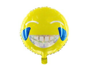 Folijas balons Emoji - Smile 45 cm cena un informācija | Baloni | 220.lv