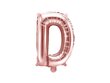 Folijas balons Burts "D" 35 cm, rozā/zeltains цена и информация | Baloni | 220.lv