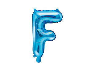 Folijas balons Burts "F" 35 cm, zils цена и информация | Шарики | 220.lv