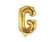 Folijas baloni Burts "G" 35 cm, zeltaini, 50 gab. цена и информация | Baloni | 220.lv