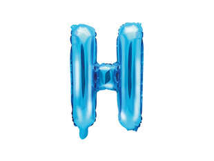 Folijas balons Burts "H" 35 cm, zils цена и информация | Шары | 220.lv