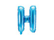 Folijas balons Burts "H" 35 cm, zils cena un informācija | Baloni | 220.lv