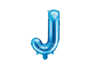 Folijas balons Burts "J" 35 cm, zils цена и информация | Шарики | 220.lv