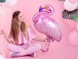PartyDeco Folijas balons, 70 x 95 cm, rozā / Flamingo cena un informācija | Baloni | 220.lv