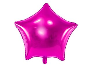 Folijas balons Star 48 cm dark, rozā cena un informācija | Baloni | 220.lv