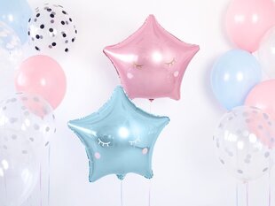 Folijas baloni Star 48 cm, zili, 50 gab. cena un informācija | Baloni | 220.lv