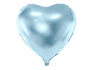 Folijas baloni Heart 45 cm, zili, 50 gab. cena un informācija | Baloni | 220.lv