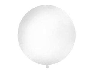 Большой воздушный шар 100 см round Pastel, белый цена и информация | Шары | 220.lv