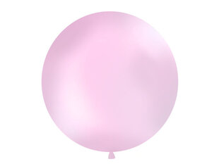 Liels balons 100 cm round Pastel, rozā cena un informācija | Baloni | 220.lv