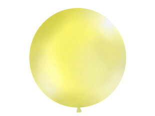 Liels balons 100 cm round Pastel, dzeltens cena un informācija | Baloni | 220.lv