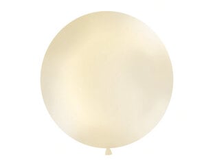Большой воздушный шар 100 см round Pastel, кремовый цена и информация | Шары | 220.lv