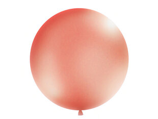 Liels balons 100 cm metallic, zeltains/rozā цена и информация | Шарики | 220.lv