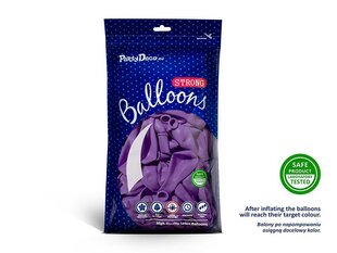 Izturīgi baloni 23 cm Pastel Lavender, violeti, 100 gab. cena un informācija | Baloni | 220.lv