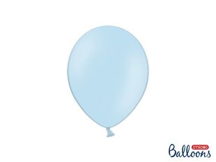 Izturīgi baloni 23 cm Pastel Baby, zili, 100 gab. цена и информация | Шарики | 220.lv