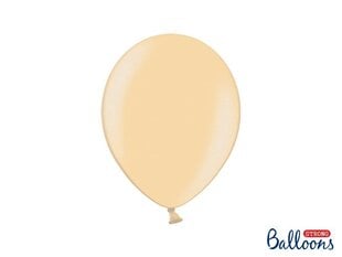 Izturīgi baloni 27 cm Metallic Bright, oranži, 100 gab. цена и информация | Шары | 220.lv
