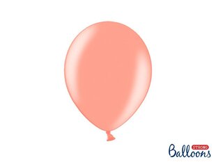 Izturīgi baloni 27 cm, zeltaini/rozā, 100 gab. цена и информация | Шарики | 220.lv
