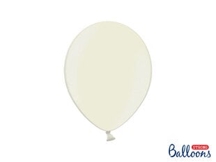 Izturīgi baloni 27 cm Metallic, krēmkrāsas, 50 gab. cena un informācija | Baloni | 220.lv