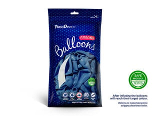 Izturīgi baloni 27 cm Pastel Cornflower, zili, 10 gab. цена и информация | Шарики | 220.lv