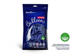 Izturīgi baloni 27 cm Pastel, zili, 50 gab. цена и информация | Шарики | 220.lv