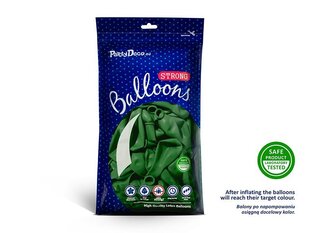 Izturīgi baloni 27 cm Pastel, zaļi, 50 gab. cena un informācija | Baloni | 220.lv