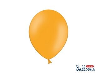 Izturīgi baloni 27 cm Pastel Mandarin, oranži, 100 gab. цена и информация | Шары | 220.lv