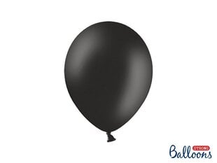 Izturīgi baloni 27 cm Pastel, melni, 50 gab. cena un informācija | Baloni | 220.lv