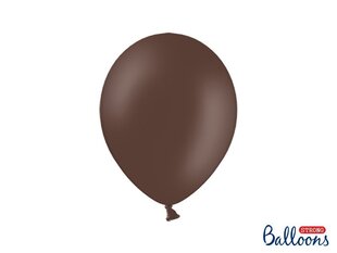 Izturīgi baloni 27 cm Pastel Cocoa, brūni, 50 gab. cena un informācija | Baloni | 220.lv