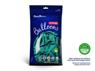 Izturīgi baloni 27 cm Pastel Lagoon, zili, 100 gab. цена и информация | Шары | 220.lv