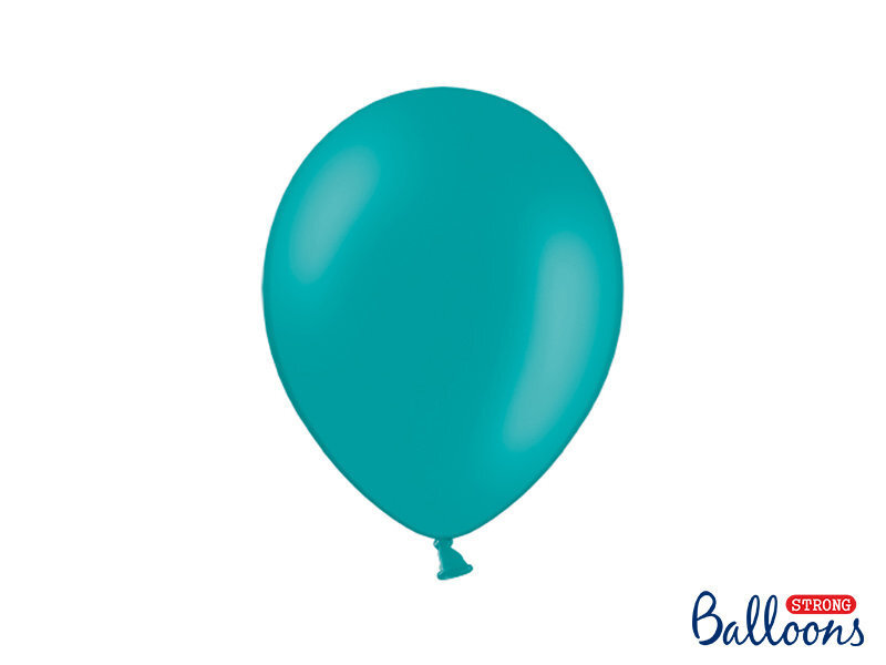 Izturīgi baloni 27 cm Pastel Lagoon, zili, 10 gab. cena un informācija | Baloni | 220.lv