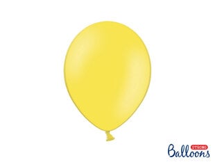 Izturīgi baloni 27 cm Pastel Lemon, dzelteni, 10 gab. cena un informācija | Baloni | 220.lv