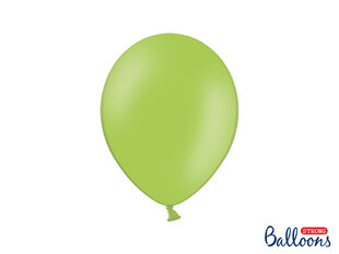 Izturīgi baloni 27 cm Pastel Bright, zaļi, 100 gab. cena un informācija | Baloni | 220.lv