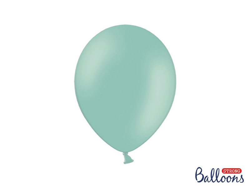 Izturīgi baloni 27 cm Pastel, zaļi, 10 gab. cena un informācija | Baloni | 220.lv