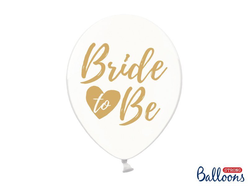 Caurspīdīgs baloni Bride To Be, 50 gab. цена и информация | Baloni | 220.lv