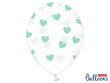 Baloni 30 cm Hearts, caurspīdīgi, 50 gab. цена и информация | Baloni | 220.lv