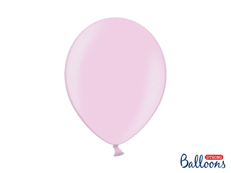 Izturīgi baloni 30 cm Metallic Candy, rozā, 10 gab. цена и информация | Baloni | 220.lv