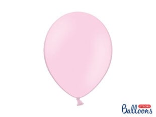 Izturīgi baloni 30 cm Pastel Baby, rozā, 10 gab. цена и информация | Шарики | 220.lv