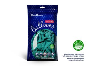 Izturīgi baloni 30 cm Pastel Lagoon, zili, 100 gab. cena un informācija | Baloni | 220.lv