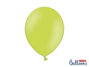 Izturīgi baloni 30 cm Pastel Lime, zaļi, 50 gab. cena un informācija | Baloni | 220.lv