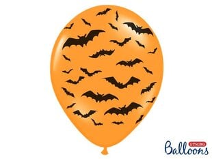 Baloni 30 cm Bats Pastel M., oranži, 6 gab. цена и информация | Шары | 220.lv