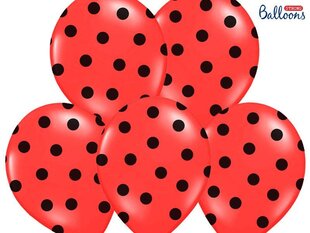 Baloni 30 cm Dots Pastel Poppy, sarkani, 50 gab. цена и информация | Шарики | 220.lv