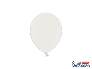 Izturīgi baloni 12 cm Metallic, balti, 100 gab. cena un informācija | Baloni | 220.lv