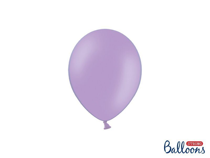 Izturīgi baloni 12 cm Pastel Lavender, violeti, 100 gab. cena un informācija | Baloni | 220.lv