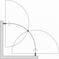 Душевая кабина P2222 100x100 прозрачная без основания цена и информация | Душевые кабины | 220.lv