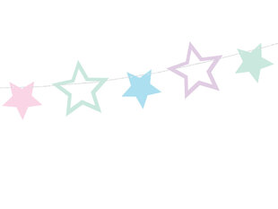 Гирлянда Unicorn Stars, 1.4 м, 1 упаковка / 40 шт; цена и информация | Праздничные декорации | 220.lv