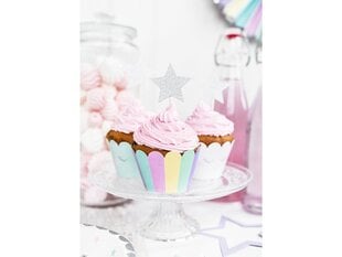 Втыкающиеся декорации Unicorn Stars, 11,5 см, 1коробка/ 50 упаковок (1 упаковка/ 6 шт.) цена и информация | Праздничная одноразовая посуда | 220.lv